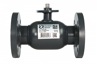 065N0237R RJIP Premium Кран шаровой FF DN80 PN16 GF (фланцевый, под привод, С/П), Ридан